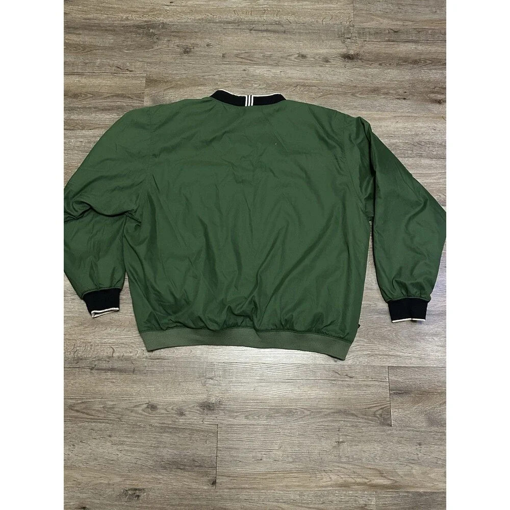 Vintage Adidas Jacket‎ Men's Size XL Clima Shell Windbreaker Green Golf Pullover